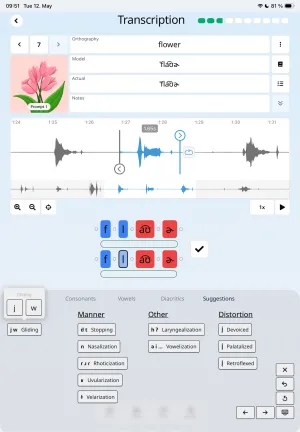 Validated transcription record
